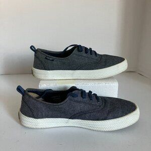 Sperry Top Sider Blue Deck Shoes Women's Size 8.5 Canvas Sneaker STS82337